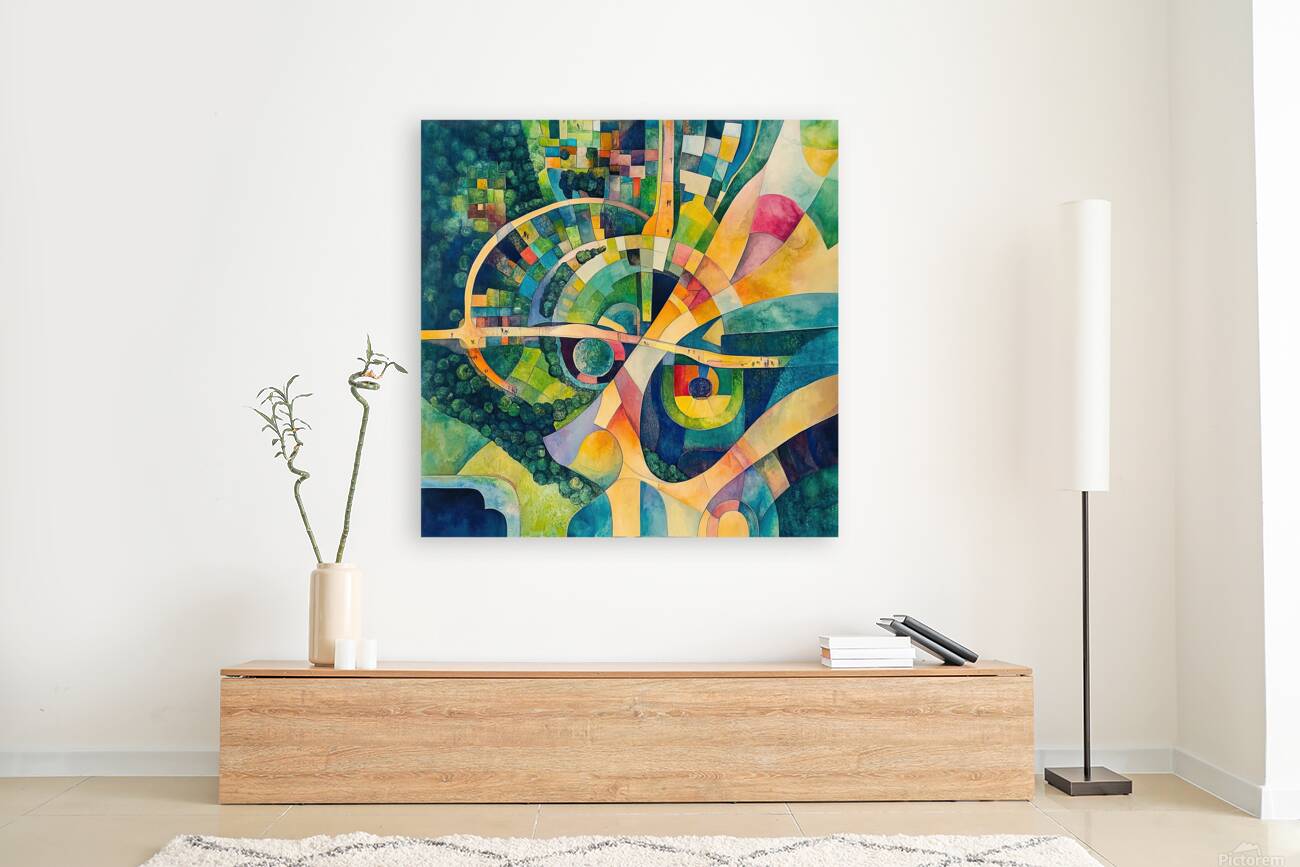 Aerial Abstraction 7294HB 52 Reproduction