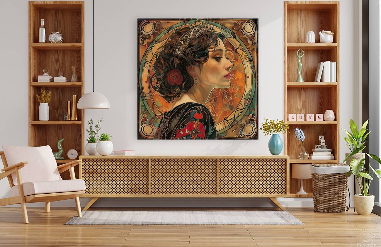 Art Nouveau Muse 7294HB 50 Reproduction