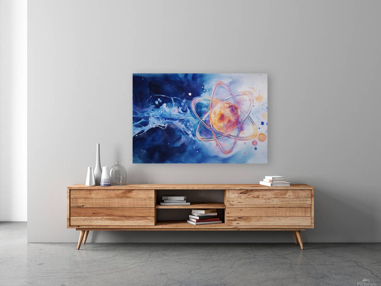 Atomic Dance Across Cosmos 7P9N8 58 Reproduction