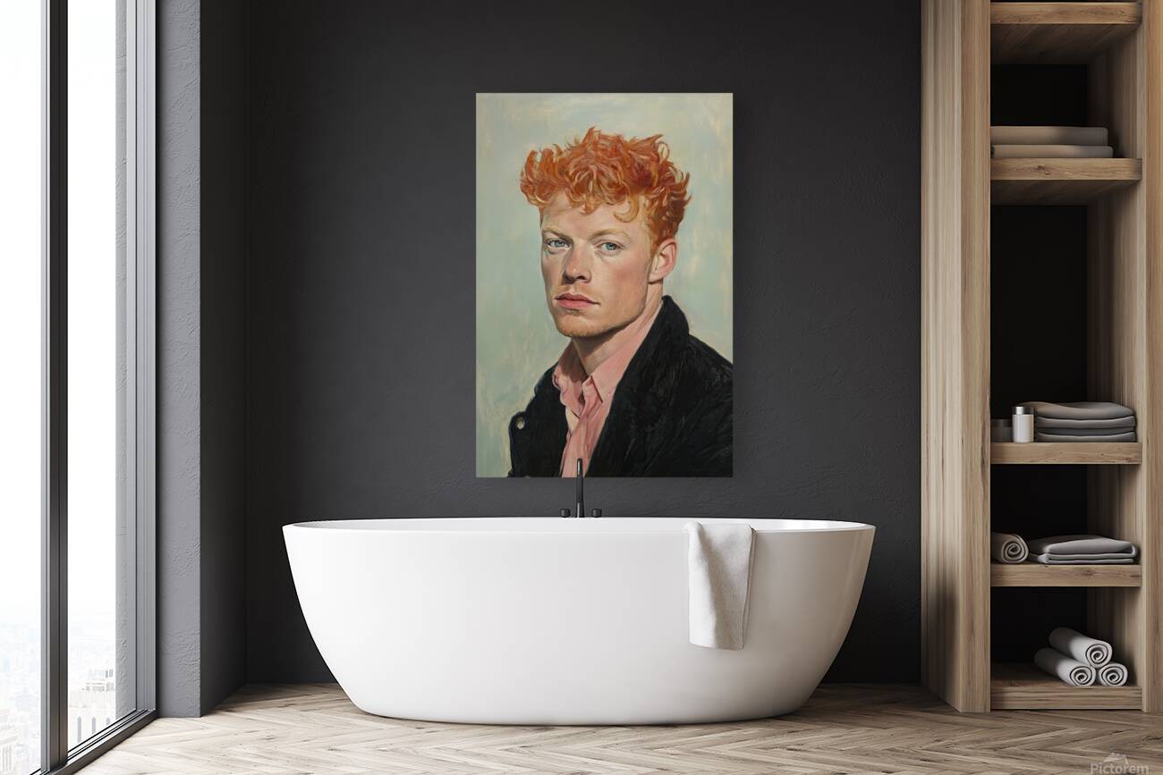 Auburn Gaze Portrait H92N5Z 58 Reproduction