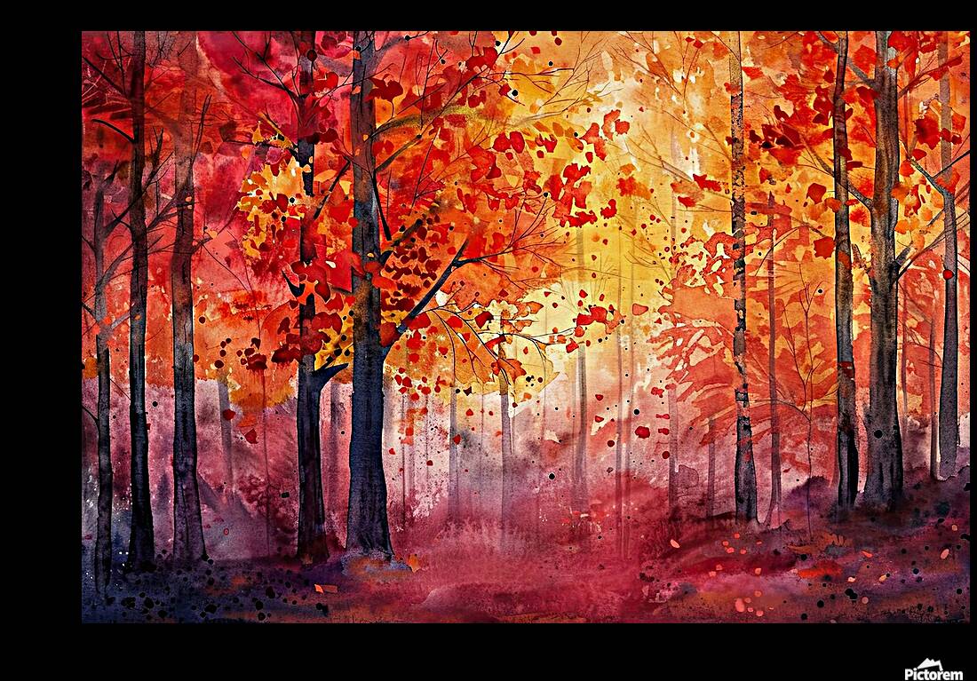 Autumn Forest Glow H2N9P4 57 Reproduction
