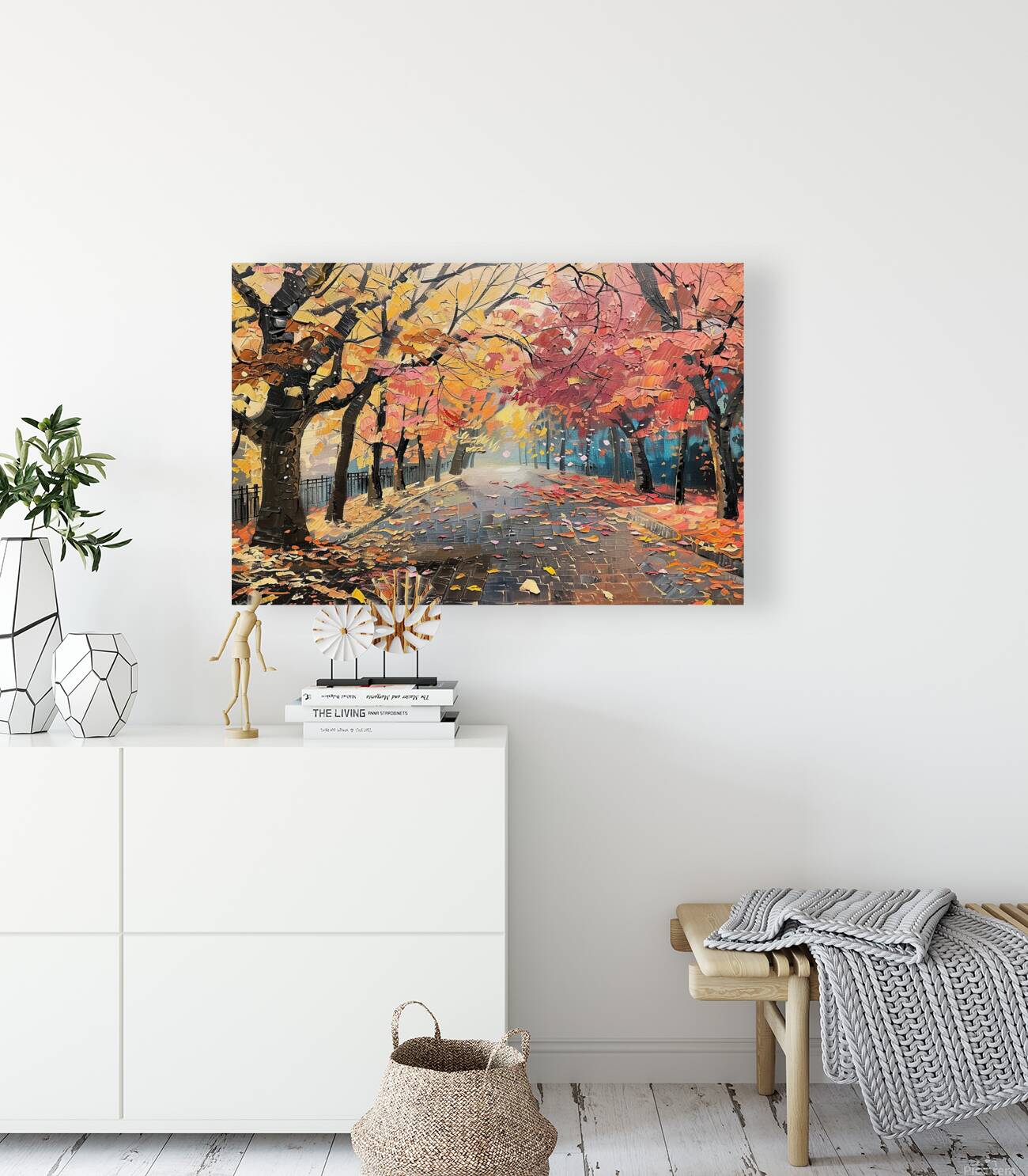 Autumn Pathway Serene 2H9N3Z 58 Reproduction
