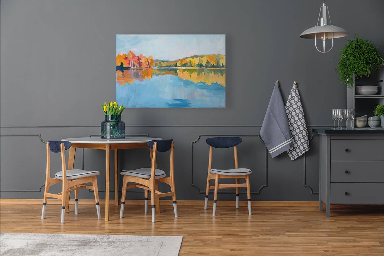 Autumn Reflections 92DH3B 51 Reproduction