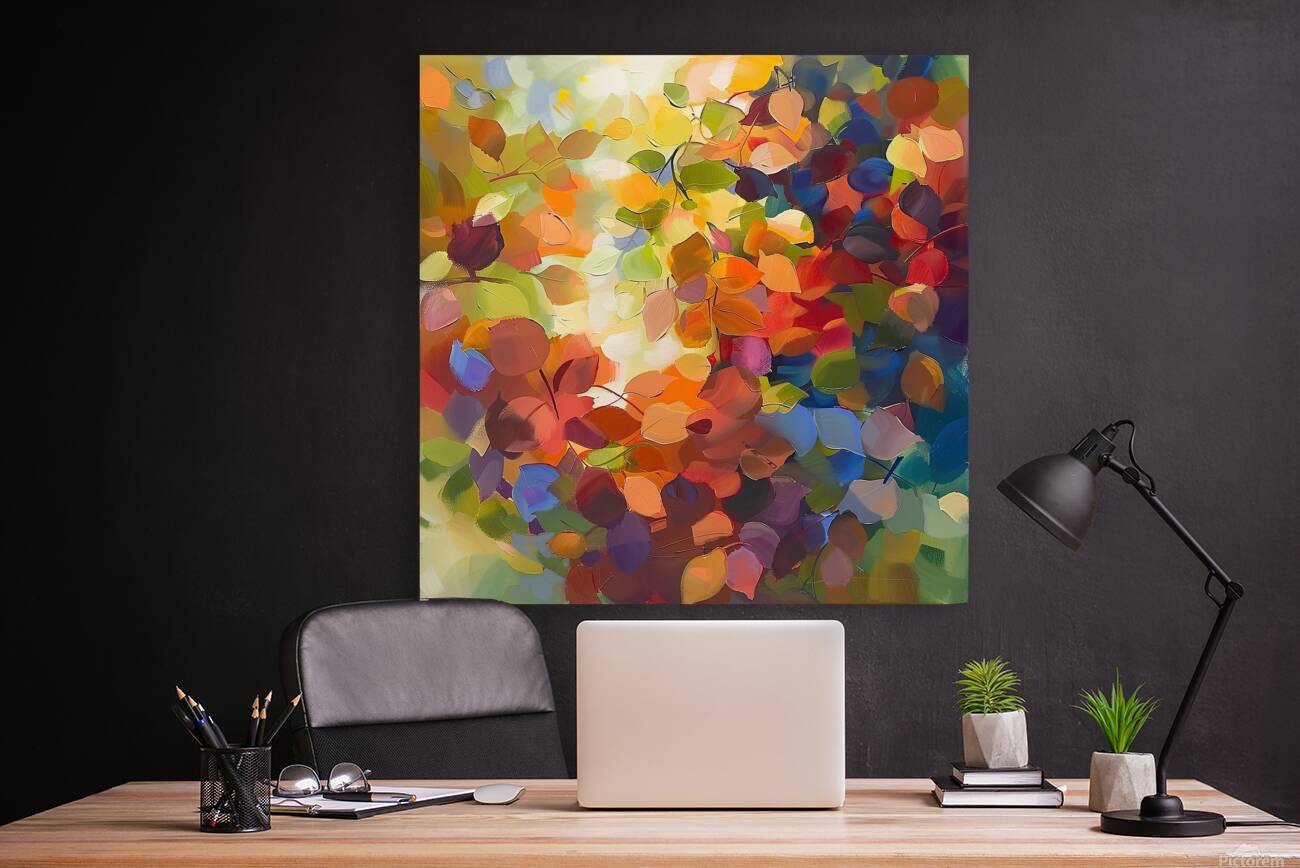 Autumn Symphony Leaves H2N9P3 63 Reproduction