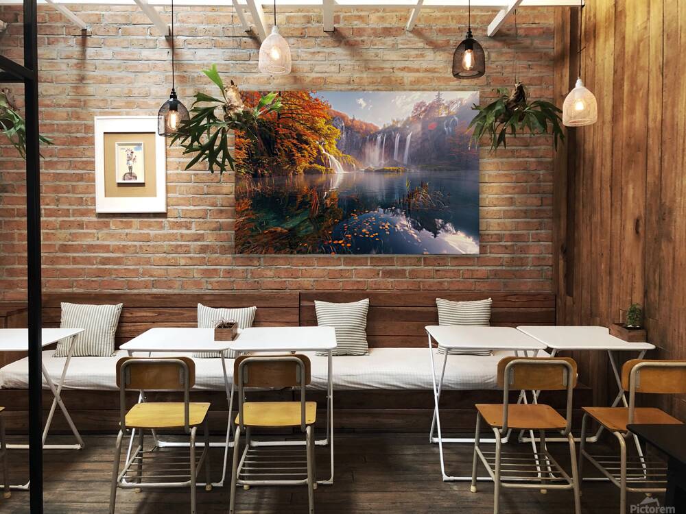 Autumn Waterfall Glow 92HJ5P 66 Reproduction