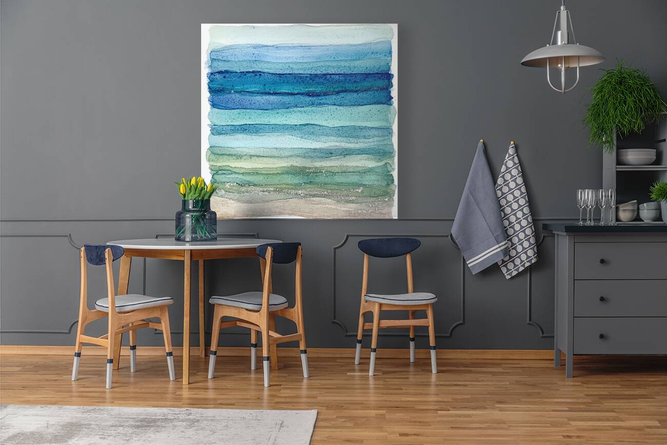 Azure Horizons Tranquil Depths 7P3H2N 45 Reproduction