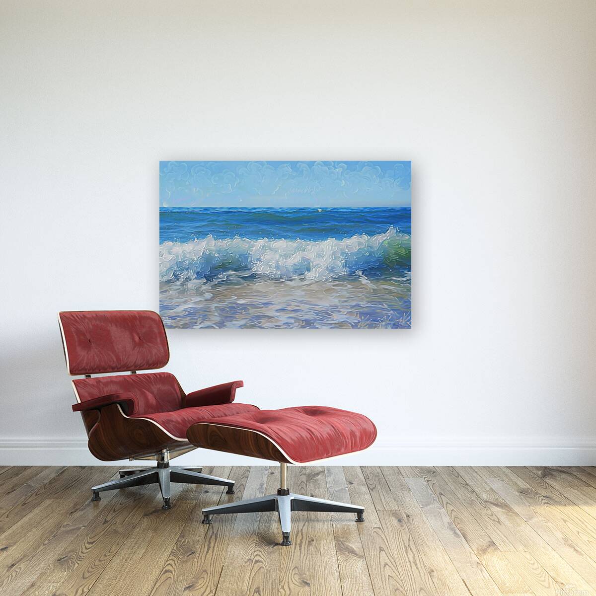 Azure Waves Embrace H29P3N 45 Reproduction