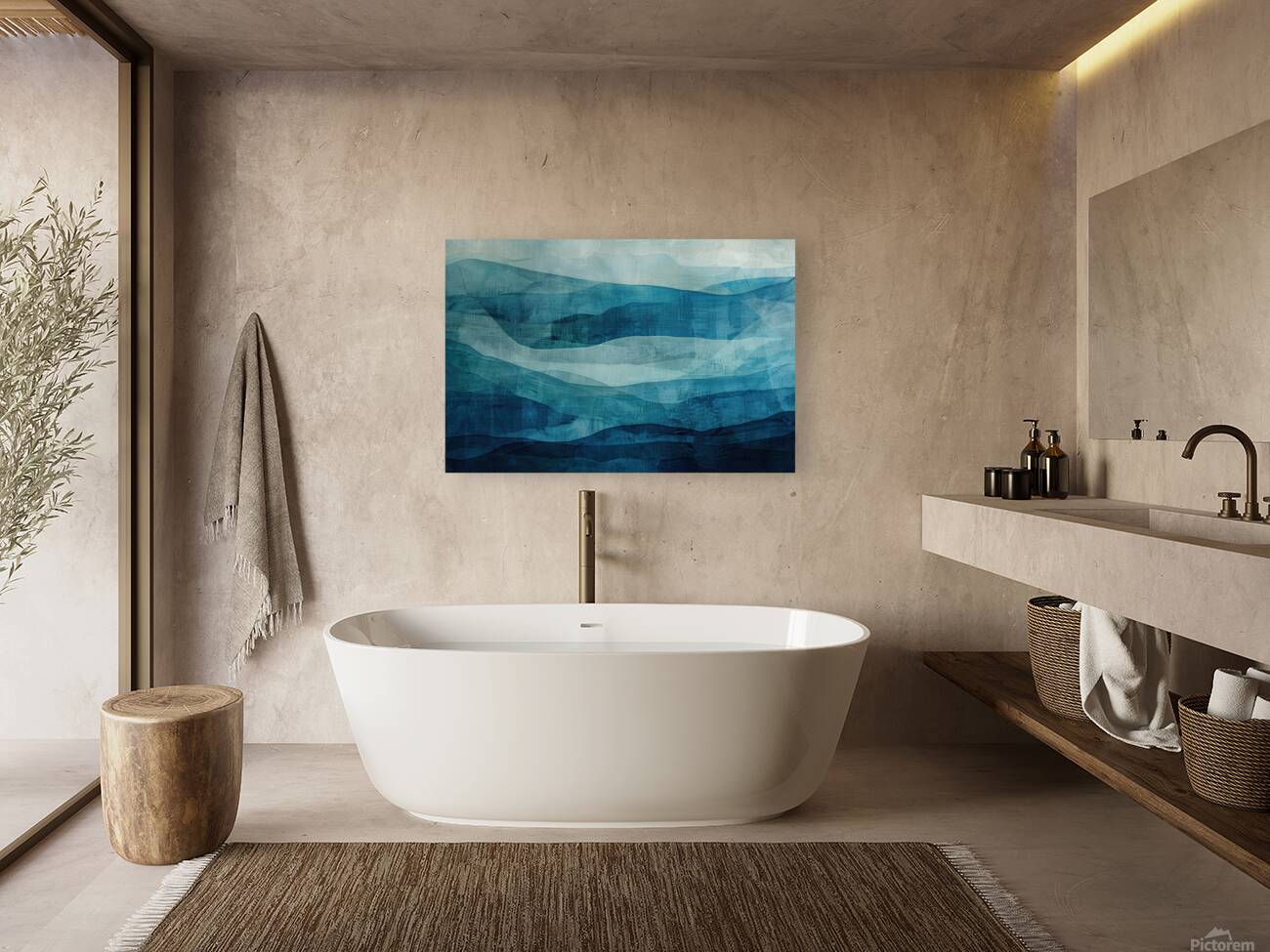 Azure Waves Whispering 7P3H2N 54 Reproduction