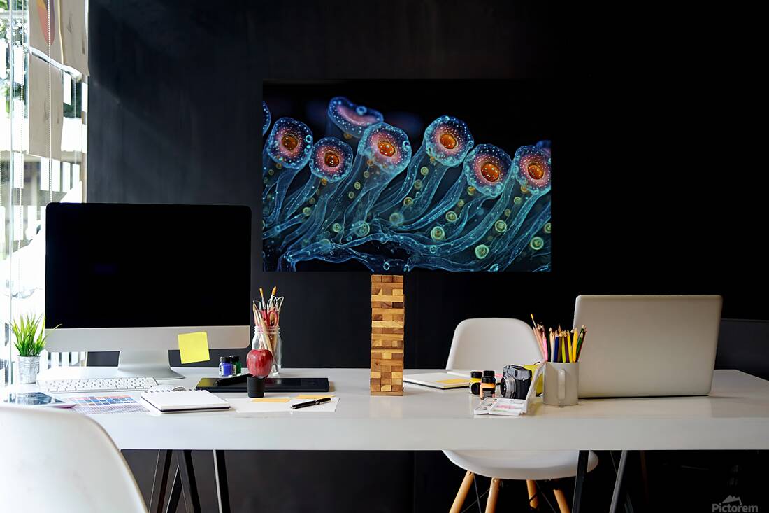 Bioluminescent Bloom 74HNPZ 47 Reproduction