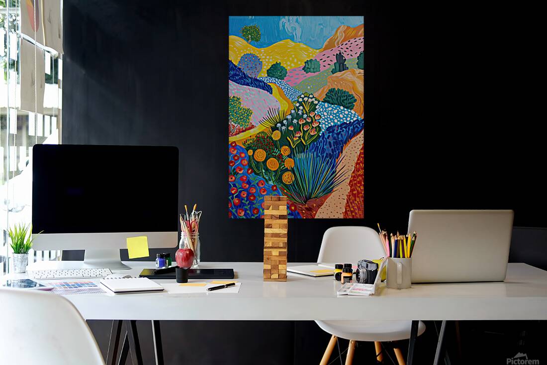 Blooming Desert Hills 7P3H2N 53 Reproduction