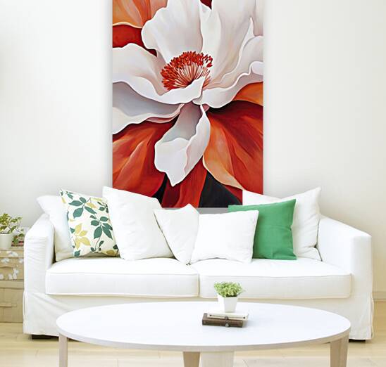 Blooming Heart Coral 78HNP 57 Reproduction