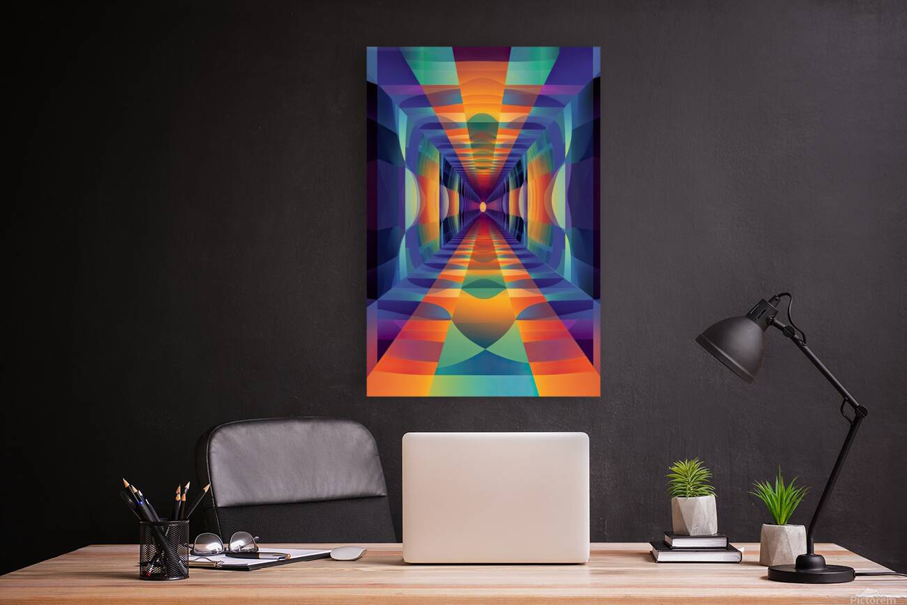 Chromatic Corridor NV9H7B 60 Reproduction