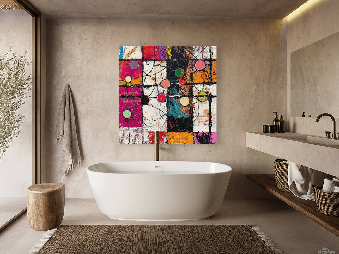 Chromatic Grid Interplay 92HJ8 55 Reproduction