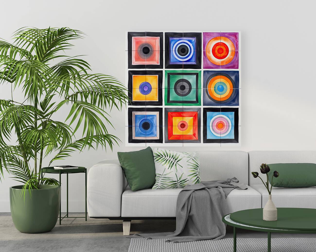 Chromatic Grid Study 29H3N8 52 Reproduction