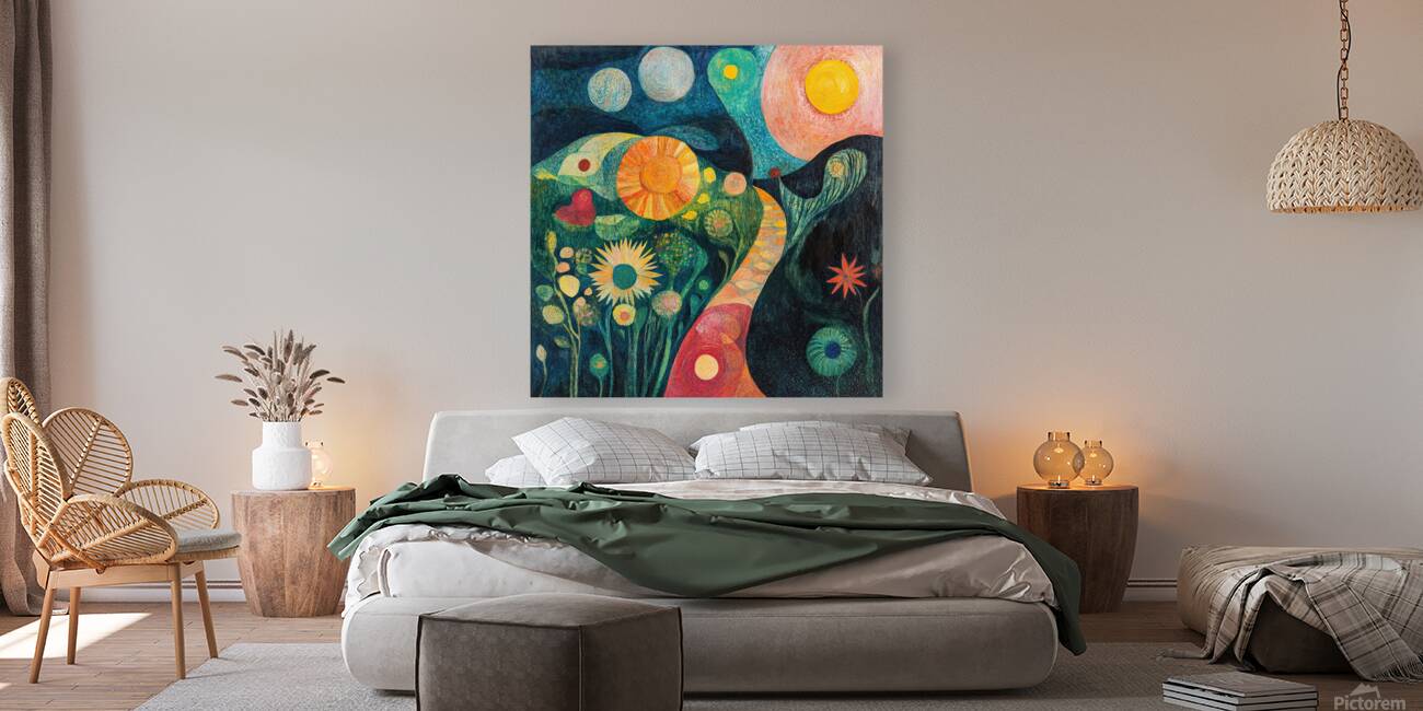 Celestial Bloom Path H9P4Z2 60 Reproduction