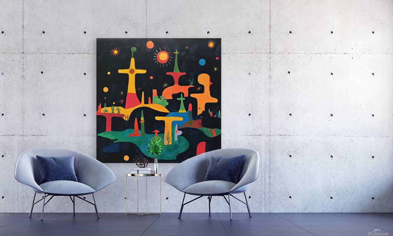 Celestial Cityscape 79B2N 47 Reproduction