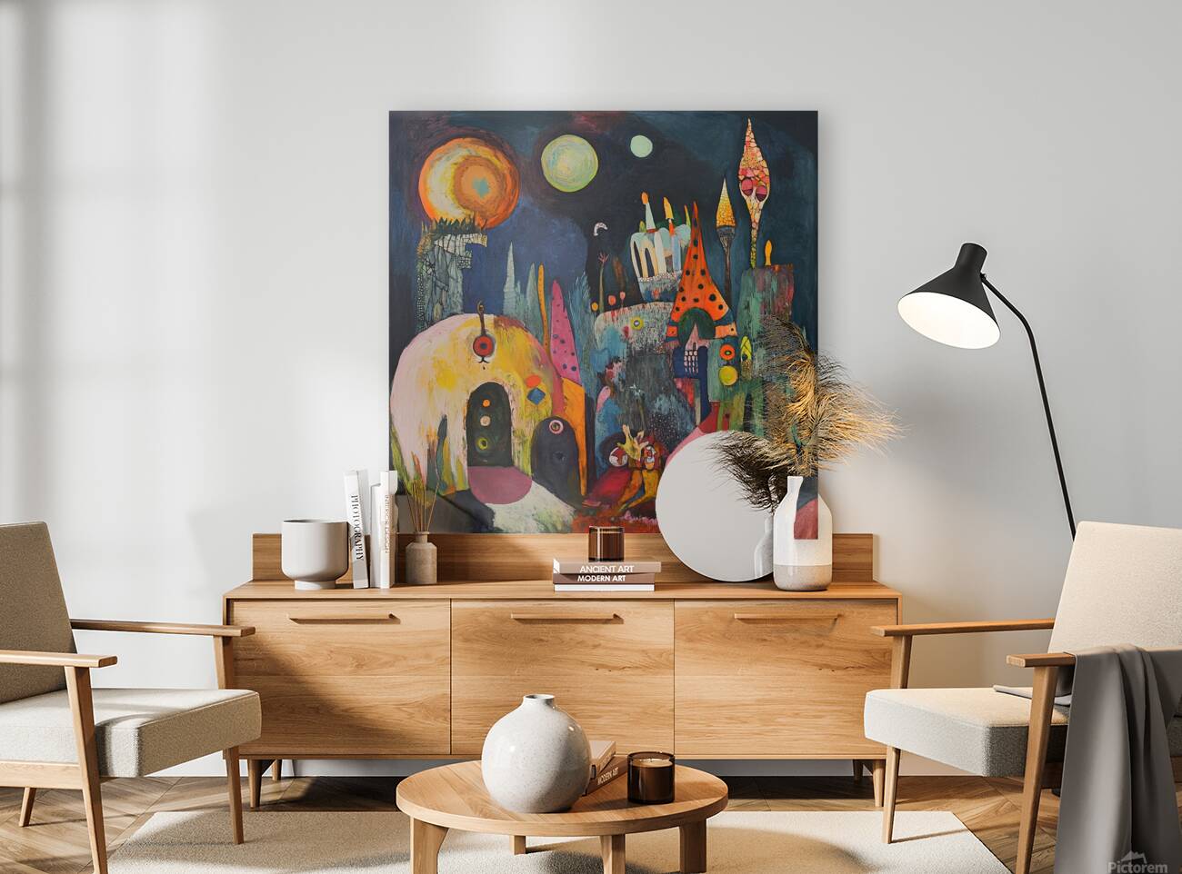 Celestial Cityscape Dream 78HJK 55 Reproduction