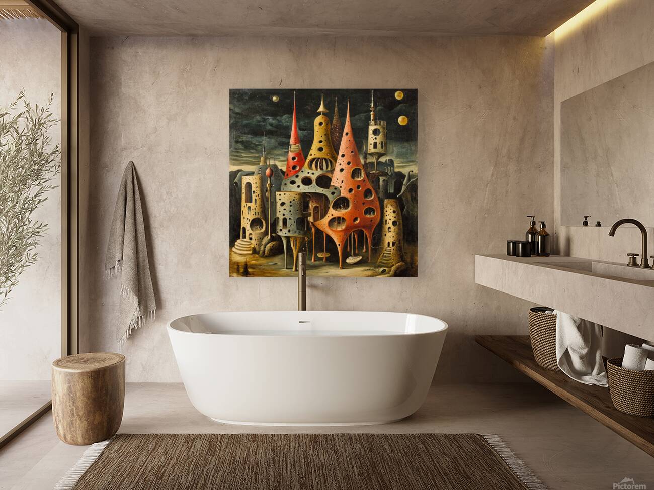 Celestial Cityscapes Y92H7N 60 Reproduction