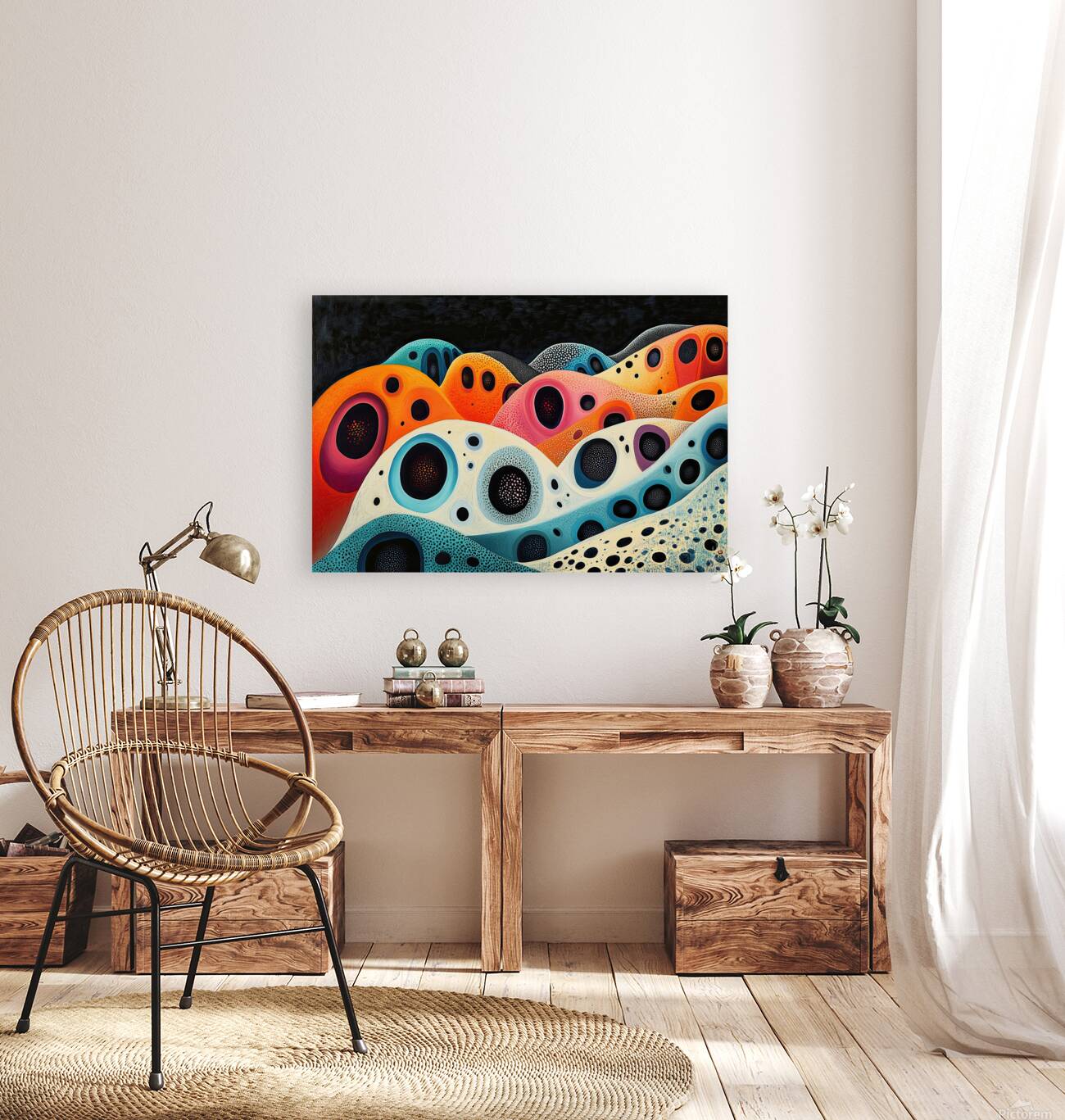 Celestial Coral Forms H3N9B2 57 Reproduction