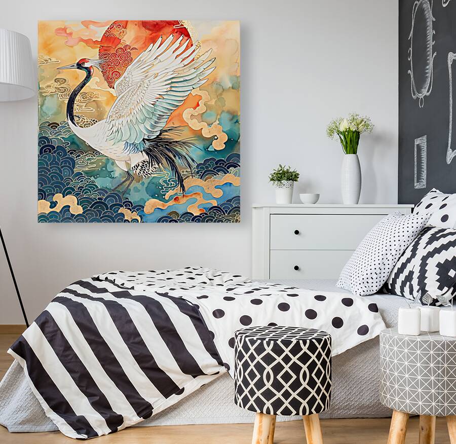 Celestial Crane Dance 7294B2 45 Reproduction