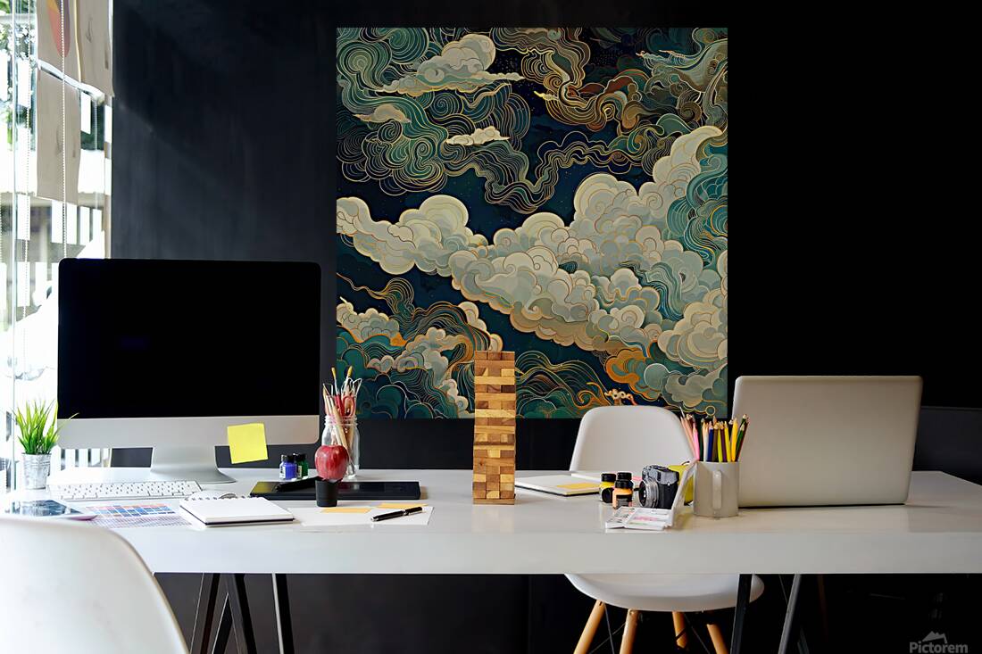 Celestial River Flows Y89K4D 64 Reproduction