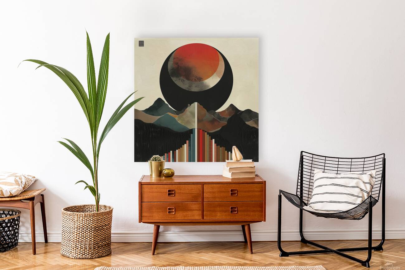 Celestial Echoes Across Peaks Y92H5N 57 Reproduction