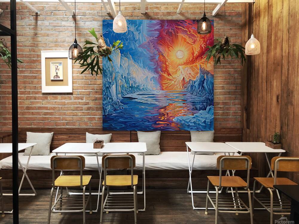 Chromatic Ice Scapes H2NJPZ 55 Reproduction