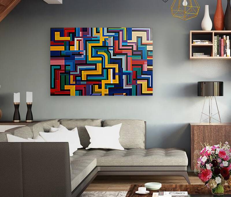 Chromatic Labyrinth H3N9B2 60 Reproduction