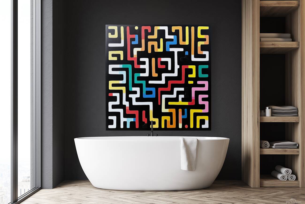 Chromatic Labyrinth 9H3N2P 64 Reproduction