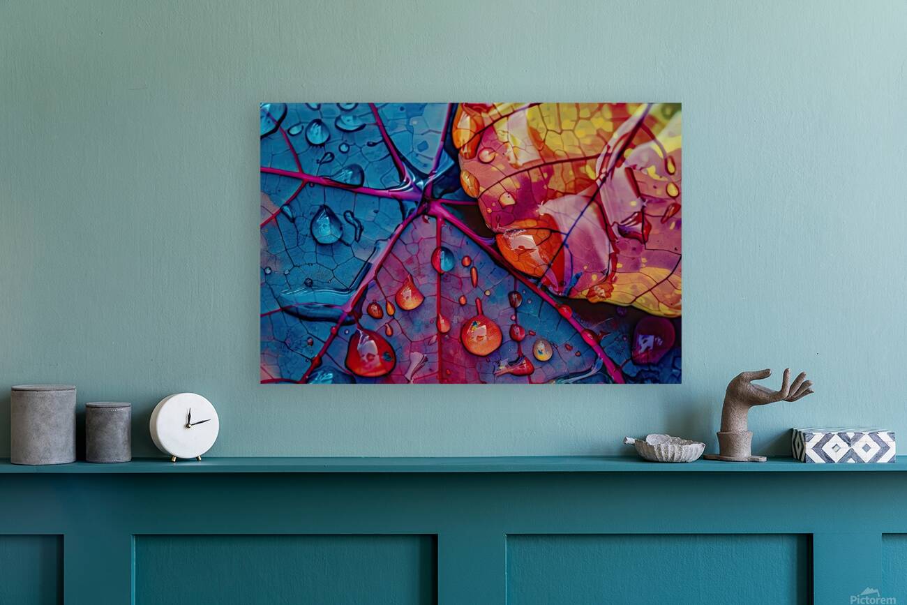 Chromatic Leaf Study H2N9J2 65 Reproduction