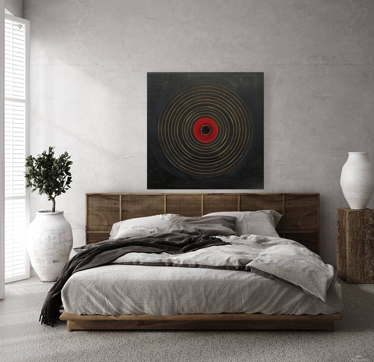 Concentric Circles 8H29NP 45 Reproduction