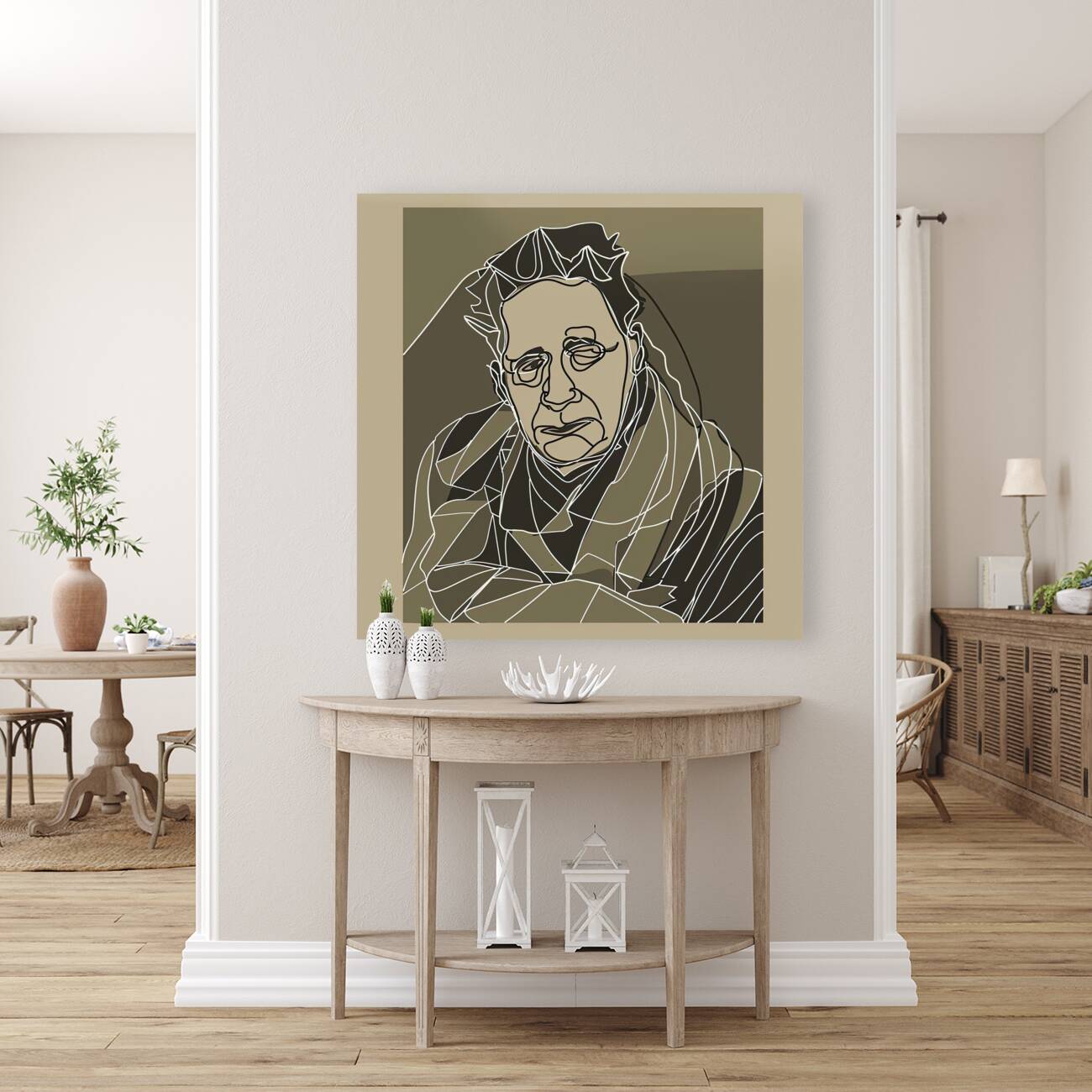 Contemplative Lines 5H2N9Z 47 Reproduction
