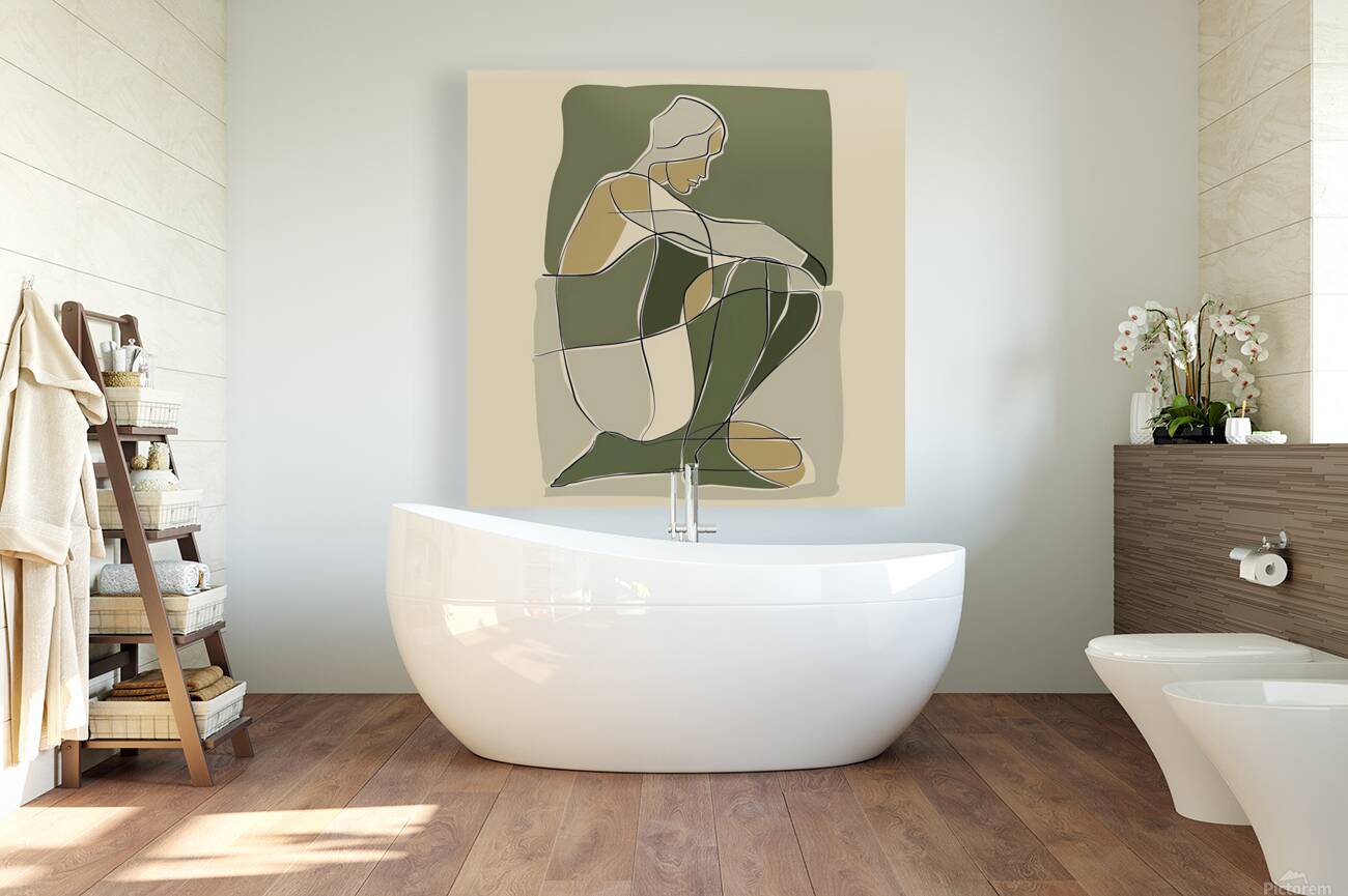 Contemplative Pose 48H9N2 55 Reproduction