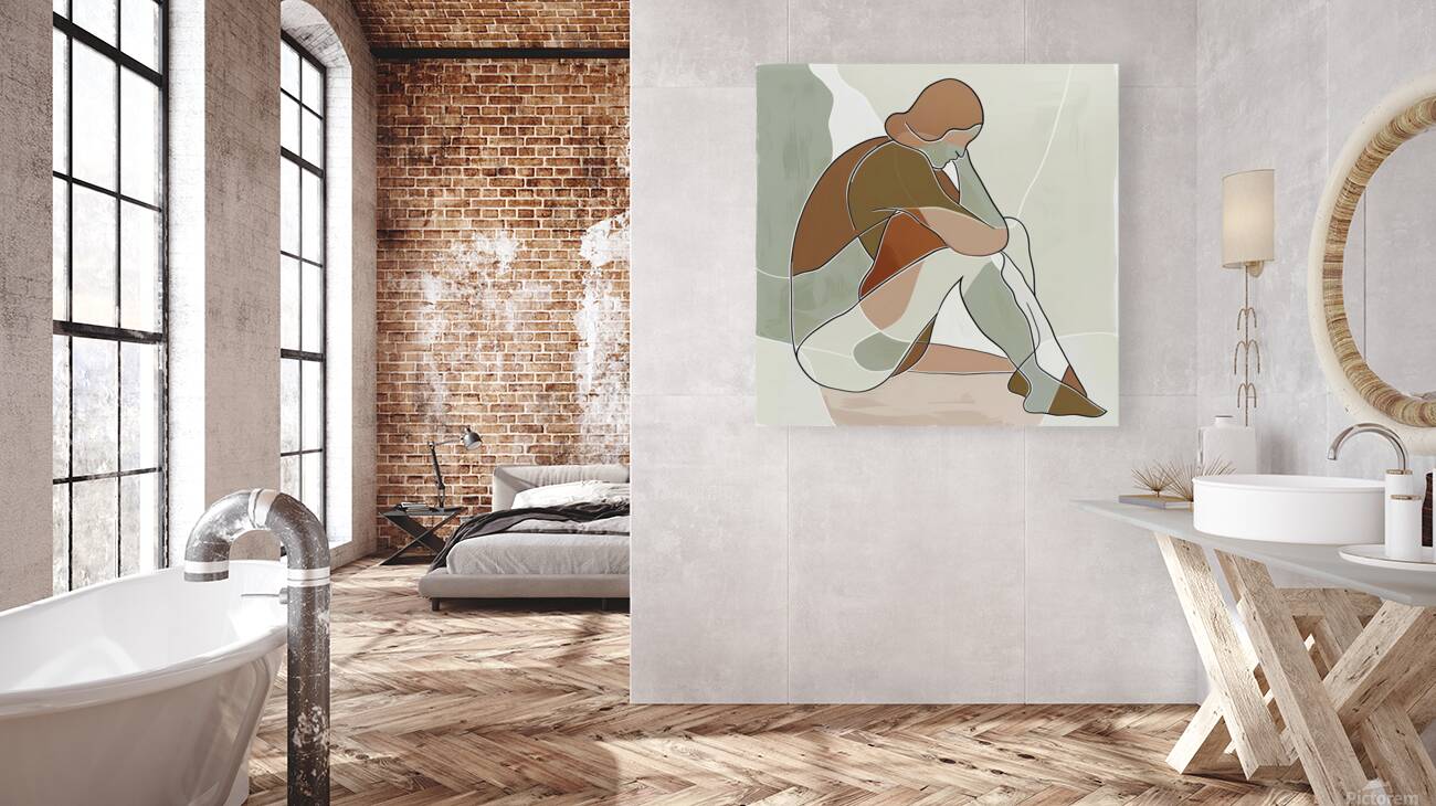 Contemplative Pose 9H3N2B 53 Reproduction