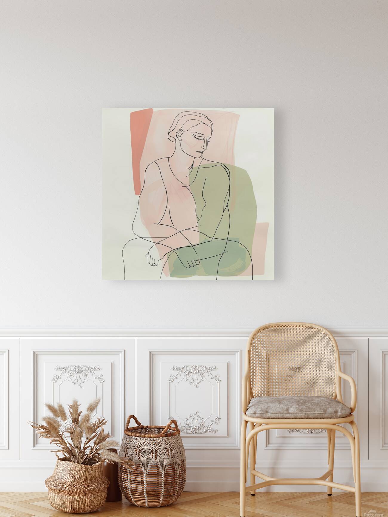 Contemplative Pose Y29K4H 55 Reproduction