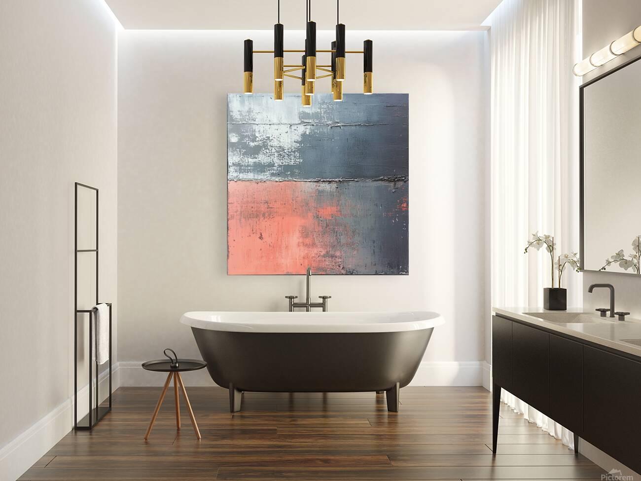 Coral Dusk Divide H92N3Z 48 Reproduction