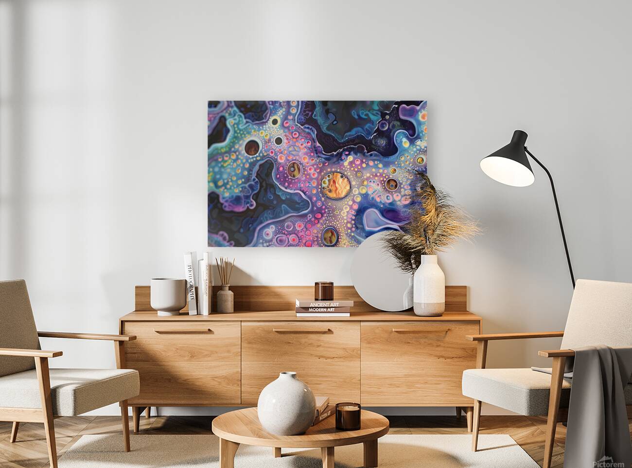 Cosmic Cellular Forms H2N9P4 55 Reproduction
