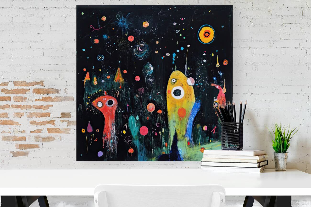 Cosmic Garden Night HZ92N3 55 Reproduction