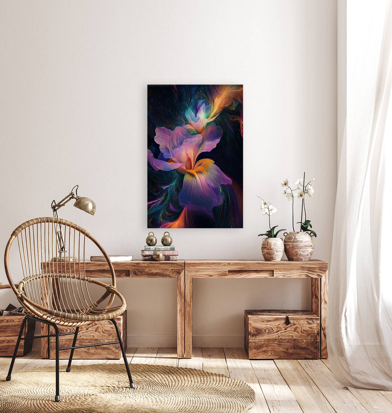 Cosmic Iris Bloom H29P3N 60 Reproduction