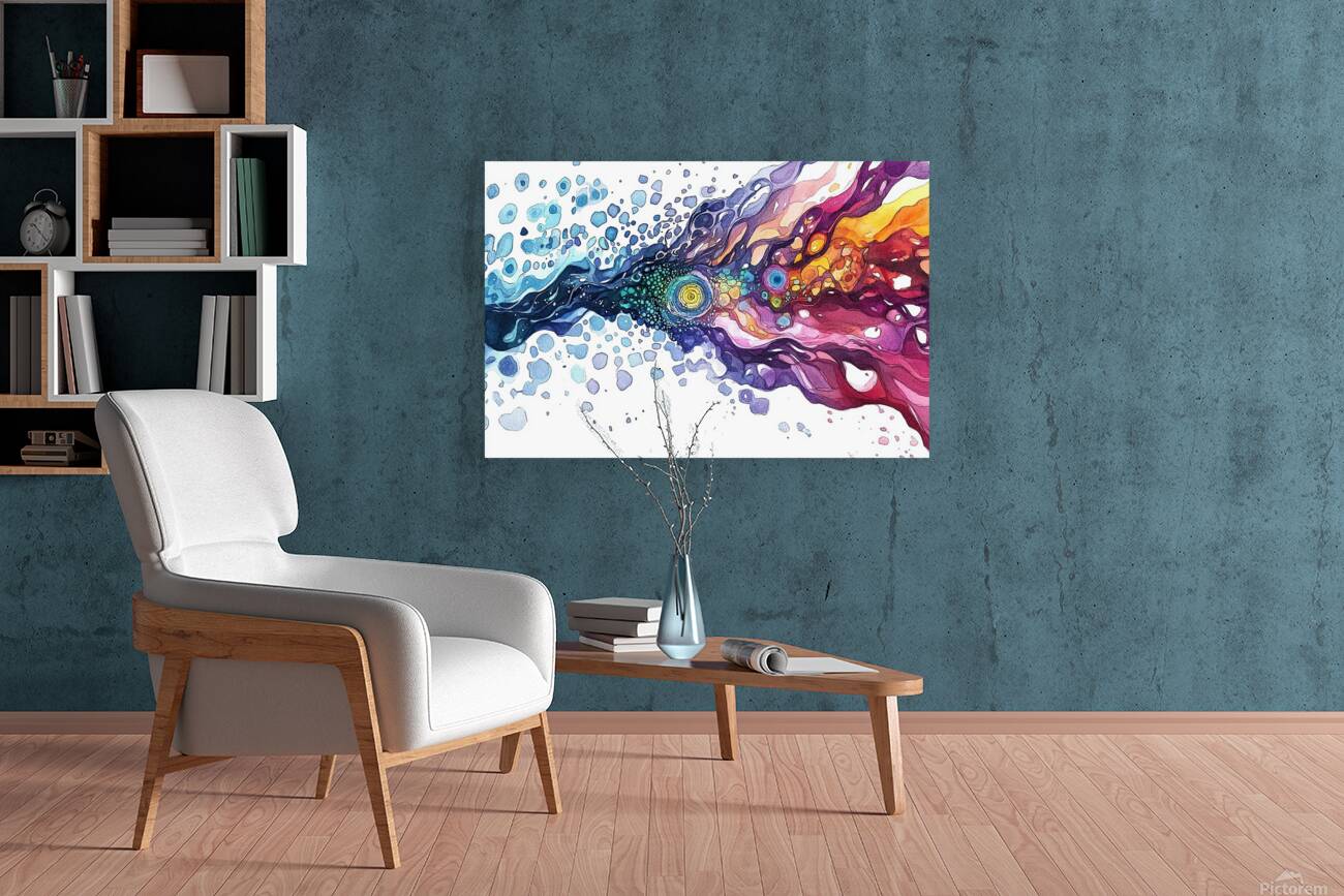 Cosmic River Flows H29PNV 55 Reproduction