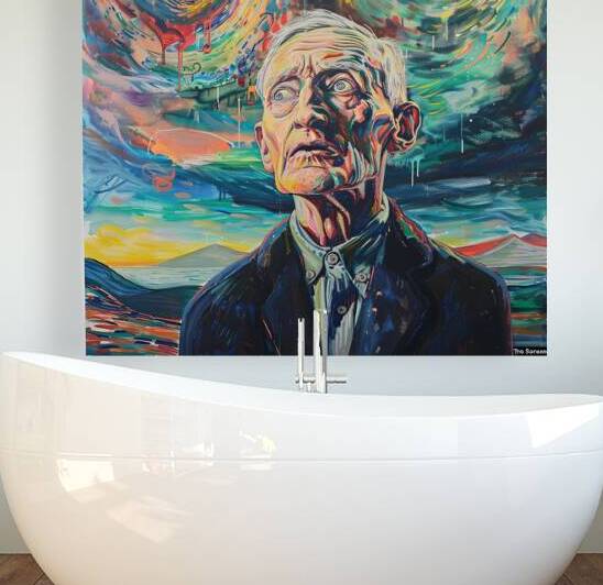 Cosmic Contemplation: Edvard Munch by Abstract Rebellion
