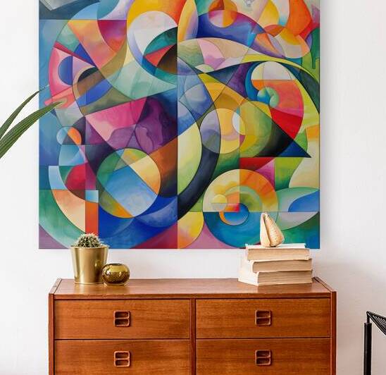 Geometric Symphony by Abstract Rebellion