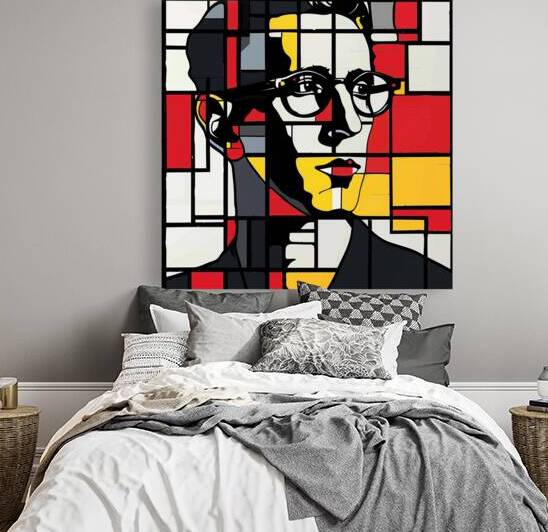 Mondrian Portrait  by Abstract Rebellion