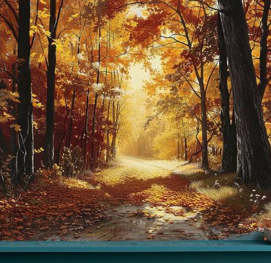 Golden Pathway by Abstract Rebellion