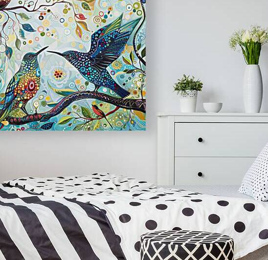 Jewel-Toned Hummingbirds by Abstract Rebellion