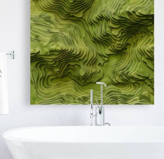 Topographic Serenity by Abstract Rebellion