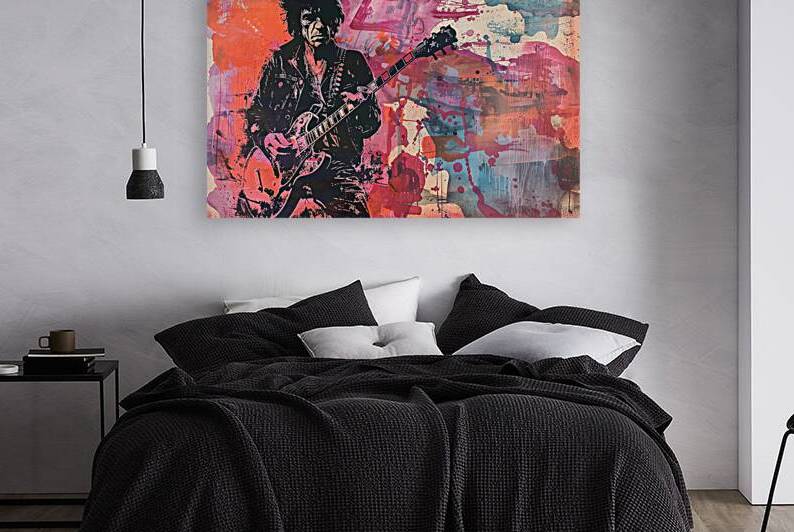 The Rock Rebellion of Keith Richards by Abstract Rebellion