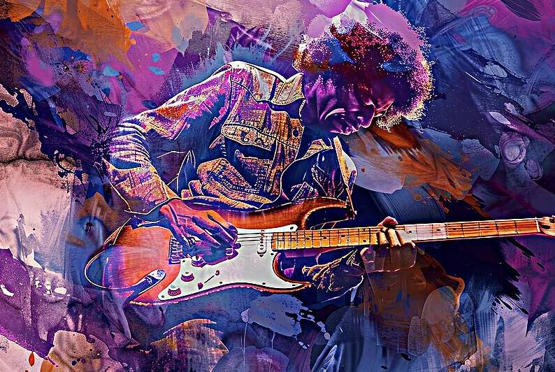 Electric Vibes of Jimmy Hendrix by Abstract Rebellion