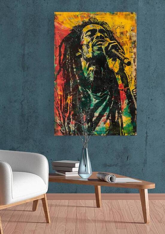 Rhythms of Freedom: Bob Marley by Abstract Rebellion
