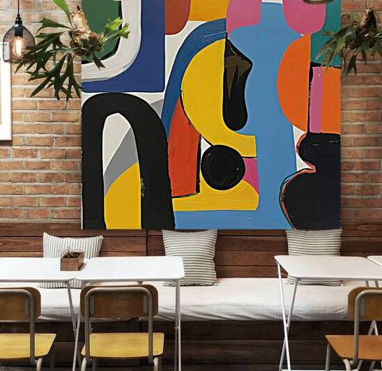 Abstract Composition 7H29P4 45 Reproduction